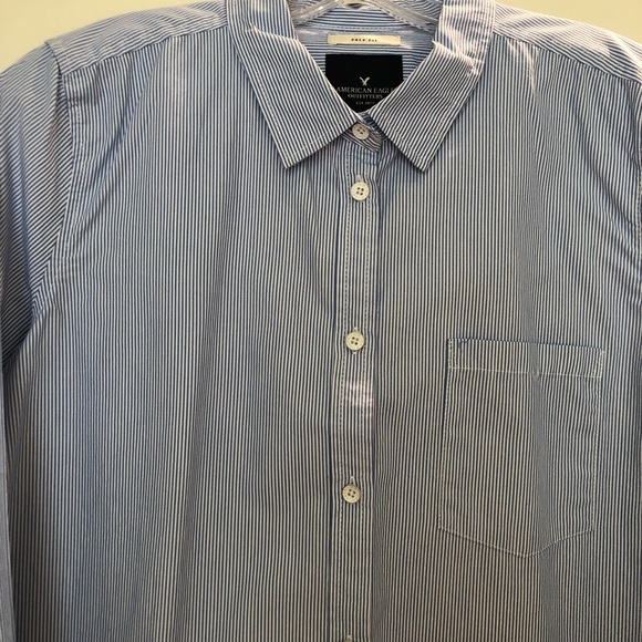 American Eagle Striped Button Down - Picture 2 of 9